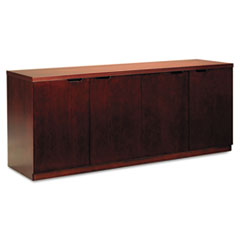 credenza with hinged doors