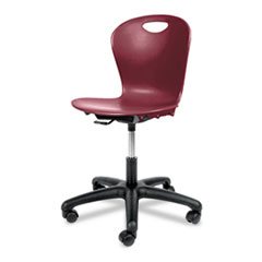 solid-plastic-seat adjustable-chair