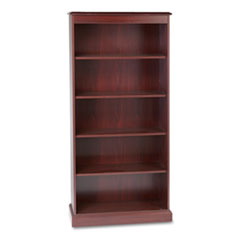 Elegant Five-Shelf Bookcase