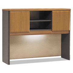 Hutch with open storage