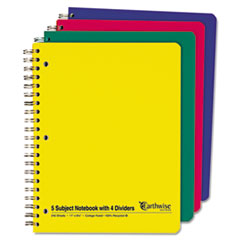 Oxford Multi Subject Recycled Notebook